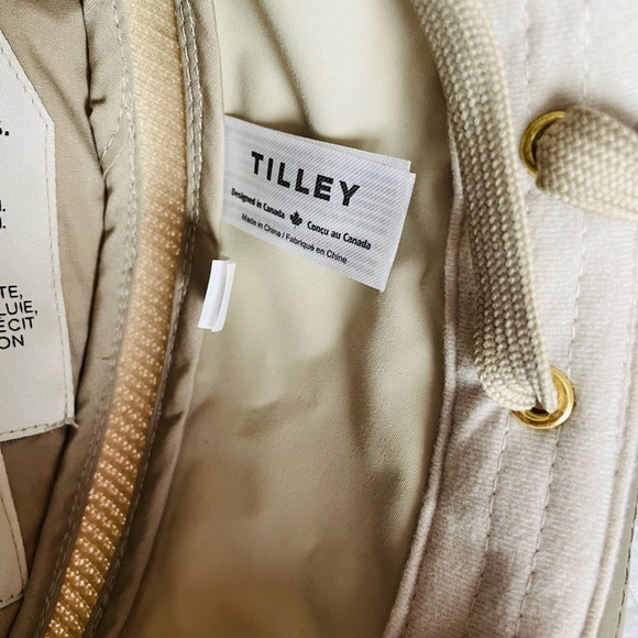 Men’s Tilley LTM6 Airflo Broad Brim Hat in Khaki/Olive (Med 7 1/8) - Picture 4 of 5